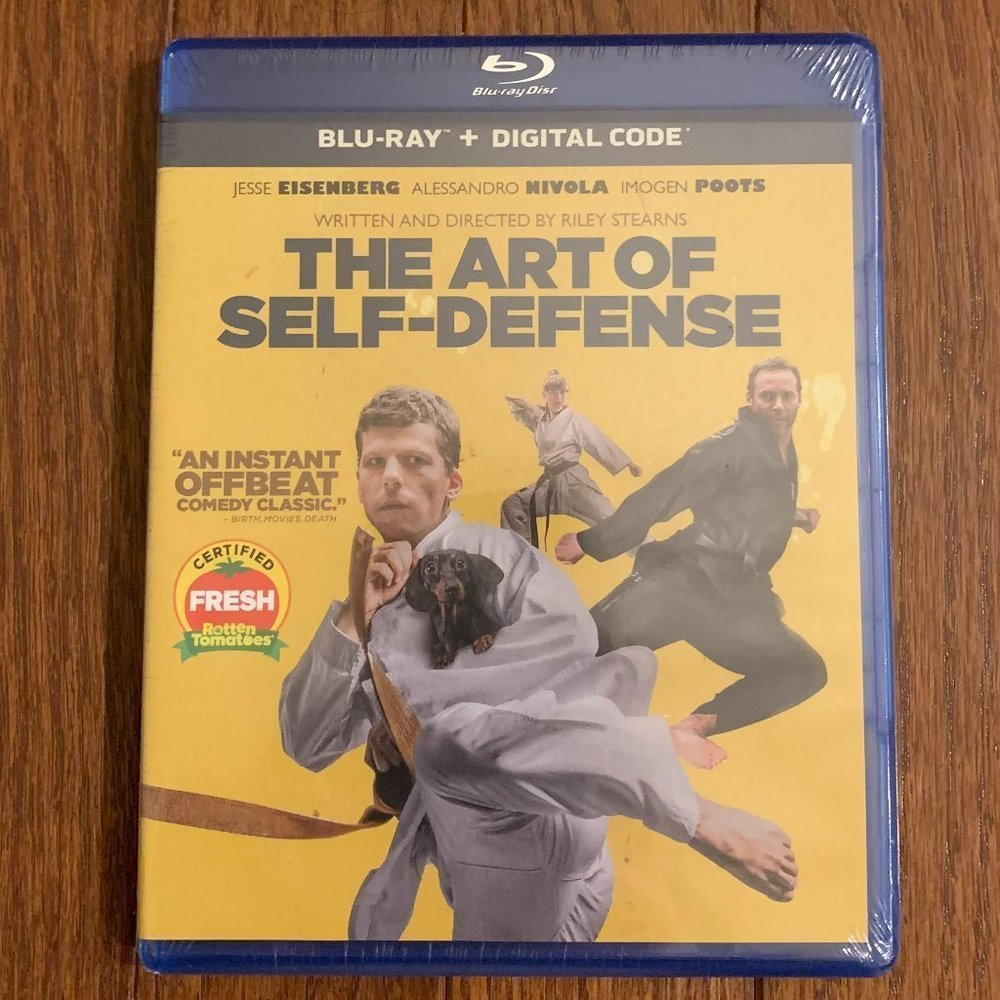 New The Art Of Self Defense Blu-Ray + Digital Code Action Comedy
